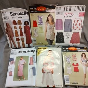 BNNU Set Of 6 Women's Sewing Patterns